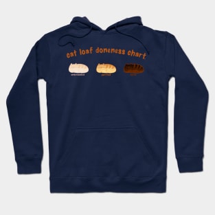 Cat Loaf Doneness Chart - Kawaii Funny Cat Loaves Hoodie